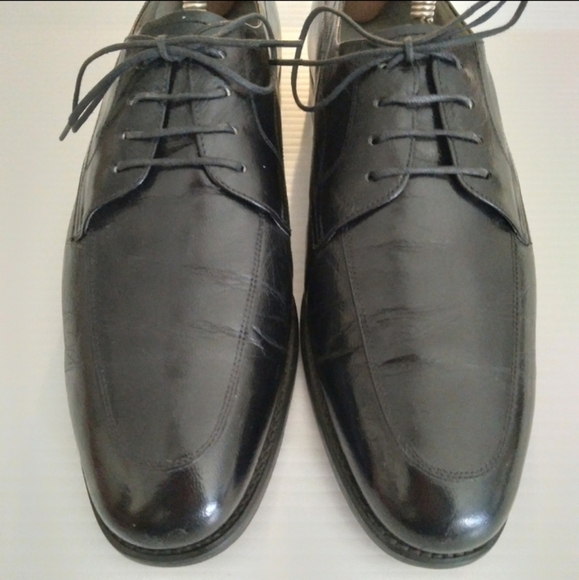 Rare* Vintage Kidskin Leather Oxfords Sz 8.5 D - Picture 2 of 7
